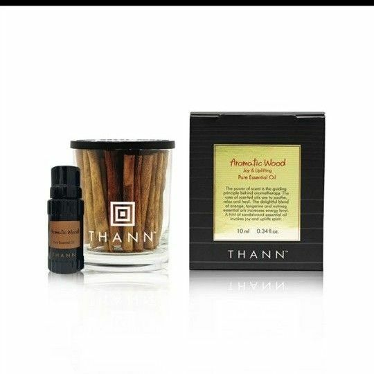 THANN　エッセンシャルオイル AW 10mL ポプリ付 《アロマティックウッド》【新品未開封】【ギフトにも】