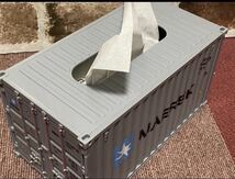 コンテナ　ティッシュケース 組み立て式 マースク - MAERSK ガレージ_画像5