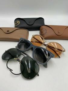 RayBan レイバン サングラス BL B&L ボシュロム デニム WAYFARER ウェリントン RB2140F 116371ヤングスター RB4371F 3点セット