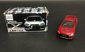 ミニカー トミカ LANCER EVOLUTION X 生産終了記念 赤 レッド 自動車 ランサーエボリューション 三菱 ランエボ 231108-435