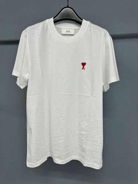 Tシャツ 半袖Tシャツ S 白 ホワイト AmiTシャツ Ami コットン ブランドTシャツ　ブランドトップ