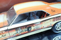 1307[M]箱付◆HIGHWAY 61◆1/18/1966 PONTIAC/GTO/DRAG CAR/REMOVABLE BODY/FLIP FRONT HOOD/METAL/ヴィンテージ/ミニカー_画像5