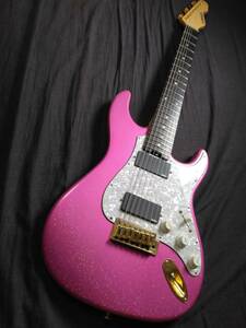 ピンクちゃん7弦大村孝佳モデルEdwards E-SN7　twinkle pink