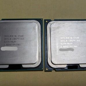 CPU Intel Core2 Duo E7600 3.06GHz 2個