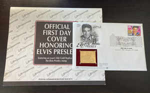 Elvis Presley 22KT Replica Stamp 切手レプリカ エルビスプレスリー 送料込み