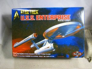 ・送料510円●未組立品 プラモデル●ポーラーライツ 1/1000●U.S.S. エンタープライズ NCC-1701●スター・トレック●SF 宇宙船