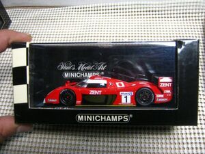 ・送料510円●ミニカー 現状●ミニチャンプス 1/43●トヨタ GT-One●ル・マン24 1999●#1