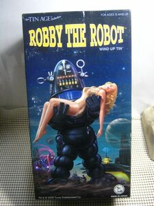 ・未使用品●大阪ブリキ●ブリキ 玩具●ROBBY ロビー・ザ・ロボット●ゼンマイ レトロ SF映画 古典