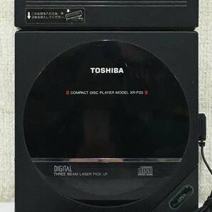★☆ク267 TOSHIBA Walky CD コンパクトディスクプレーヤー XR-P20 バッテリーケース BU-200 専用リモコン付き☆★の画像1