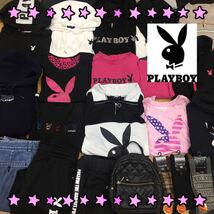 □2-71 Play Boy プレイボーイ まとめ 28点レディース メンズ サイズ色々 パーカー スウェット フーディ セットアップ 男女兼用 _画像1