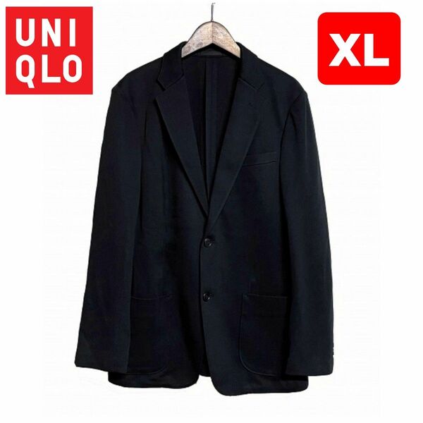 UNIQLO ユニクロ コンフォートジャケット テーラードジャケット ブラック 黒 XLサイズ 