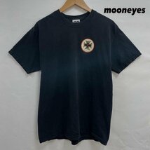 古着 MOON Equipped MOONEYES 00's Hanes KUSTOM PIN-STRIPING STUDIO 半袖 プリント Tシャツ BLK M Tシャツ Tシャツ M 黒 / ブラック_画像1