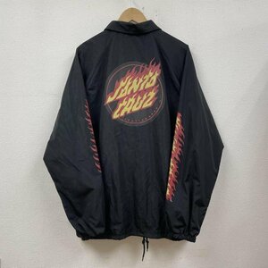 サンタクルーズ ムラサキスポーツ 限定 FLAMING DOT COACH JACKET ナイロン コーチ ジャケット 50283101 XL 黒 / ブラック