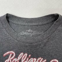 古着 The Rolling Stones ローリングストーンズ バンドTシャツ バンT チャコールグレー M Tシャツ Tシャツ M 灰 / グレー_画像7