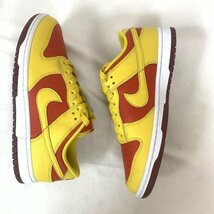 ナイキ DUNK LOW BY YOU DO7413-991 ダンク スニーカー 26.0cm 赤 / レッド X 黄 / イエロー_画像7