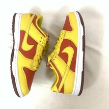 ナイキ DUNK LOW BY YOU DO7413-991 ダンク スニーカー 26.0cm 赤 / レッド X 黄 / イエロー_画像6