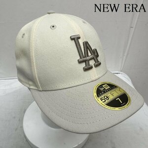 ニューエラ 59 FIFTY LA ロサンゼルス ドジャース MLB キャップ 帽子 7 帽子 帽子 - 白 / ホワイト