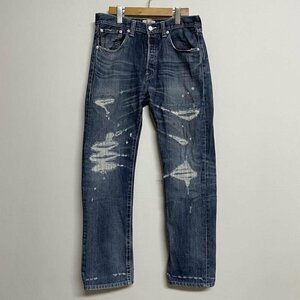 リーバイス Levi's 501 レギュラー ダメージデニムパンツ 08501-01 パンツ パンツ 32インチ インディゴ / インディゴ ダメージ加工