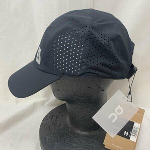 オン on-running lightweight cap black ユニセックス 帽子 帽子 - 黒 / ブラック ロゴ、文字の画像3