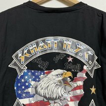 ショット schott イーグル&フラッグ バックプリント ショートスリーブ Tシャツ 3193065 Tシャツ Tシャツ L 黒 / ブラック プリント_画像7