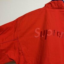 シュプリーム Supreme × UMBRO 2023AW Cotton Ripstop Track Jacket 刺?ロゴ スタンドカラージャケット M 赤 / レッド_画像6
