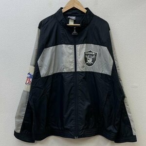 古着 NFL APEX ONE エイペックスワン RAIDERS レイダース ロゴ プリント ナイロン ジャケット、上着 ジャケット、上着 -