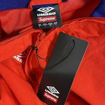 シュプリーム Supreme × UMBRO 2023AW Cotton Ripstop Track Jacket 刺?ロゴ スタンドカラージャケット M 赤 / レッド_画像9