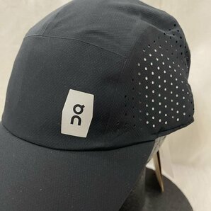 オン on-running lightweight cap black ユニセックス 帽子 帽子 - 黒 / ブラック ロゴ、文字の画像2