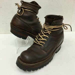  White's Boots SMOKE JUMPER smoked jumper double leather mid sole boots vibram D wise 609 boots boots US:8.5