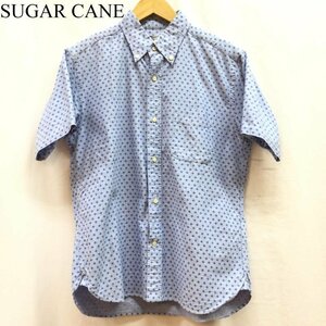 シュガーケーン SUGAR CANE シュガーケーン 半袖　シャツ　コットン　総柄　ポケット シャツ、ブラウス シャツ、ブラウス M