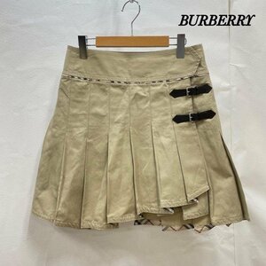  Burberry BURBERRY BLUE LABEL LAP skirt 38 pleat Burberry check Y2K FX559-182-40 skirt skirt 38