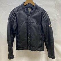 レザー ECHTES LEDER レザージャケット シングルライダース 革ジャン レーシング 46 ジャケット、上着 ジャケット、上着 46_画像1