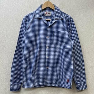  Hysteric Glamour 0233AH05 silver chewing gum check Broad one nap open color shirt, blouse shirt, blouse S