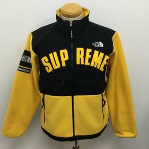 シュプリーム×ノースフェイス NF0A3VMN7CM Arc Logo Denali Fleece Jacket アーチロゴ デナリ フリースジャケット S ロゴ、文字