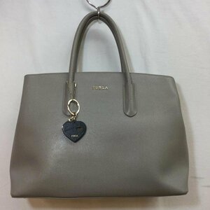 フルラ FURLA フルラ ハンドバッグ トートバッグ レザー ハートチャーム付き グレー　18957 トートバッグ - 灰 / グレー