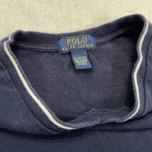 ラルフローレン POLO RALPH LAUREN 半袖 Tシャツ Vネック リブライン ワンポイント 刺繍ロゴ NVY XL 18-20 Tシャツ Tシャツ XL_画像10