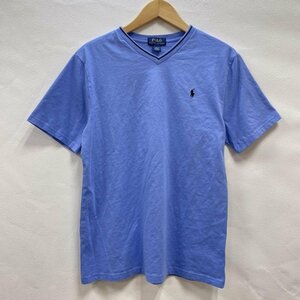 ラルフローレン POLO RALPH LAUREN 半袖 Tシャツ Vネック リブライン ワンポイント ポニー 刺繍ロゴ XL 18-20 Tシャツ Tシャツ XL