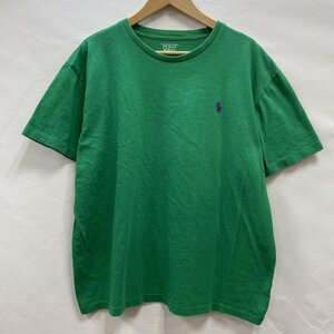 ラルフローレン POLO RALPH LAUREN 半袖 Tシャツ ワンポイント ポニー 刺繍ロゴ GRN L Tシャツ Tシャツ L