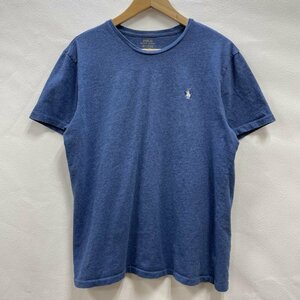 ラルフローレン POLO RALPH LAUREN 半袖 Tシャツ ワンポイント ポニー 刺繍ロゴ NVY M Tシャツ Tシャツ M