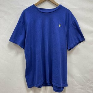 ラルフローレン POLO RALPH LAUREN 半袖 Tシャツ ワンポイント ポニー 刺繍ロゴ XL Tシャツ Tシャツ XL 青 / ブルー X 黄 / イエロー