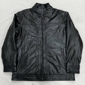 レザー EXCELLED MENS COLLECTION レザージャケット Leather Jacket ジップアップ 革ジャン M ジャケット、上着 ジャケット、上着 M
