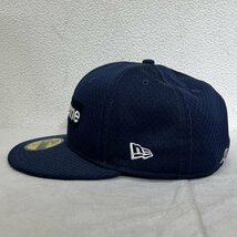 シュプリーム 18SS Mesh Box Logo メッシュ ボックスロゴ New Era ニューエラ 6パネル キャップ 帽子 帽子 - 紺 / ネイビー_画像5