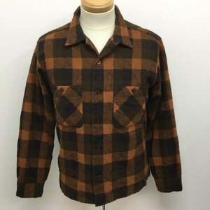 テンダーロイン 10AW T-WOOL Sht P オープンカラー チェック ウール長袖シャツ シャツ、ブラウス シャツ、ブラウス M チェック