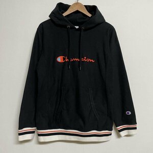 チャンピオン Champion REVERSE WEAVE 刺繍ロゴ プルオーバーフーデッドスウェット C8-S103 パーカー パーカー S 黒 / ブラック