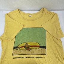 ロンハーマン カリフォルニア オリジナル スヌーピー Tシャツ ピーナッツ プリント Tシャツ Tシャツ M 黄 / イエロー_画像9