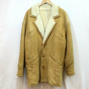 古着 SHEARLING シャーリング ムートン コート 46 イタリア製 コート コート 46 ベージュ / ベージュ