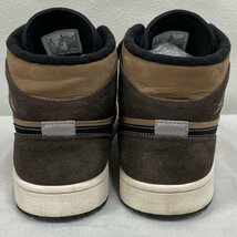 ナイキ NIKE AIR JORDAN 1 MID SE Dark Chocolate 2021AW DC7294-200 AJ1 28.0cm スニーカー US：10 ロゴ、文字_画像4