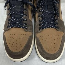 ナイキ NIKE AIR JORDAN 1 MID SE Dark Chocolate 2021AW DC7294-200 AJ1 28.0cm スニーカー US：10 ロゴ、文字_画像3