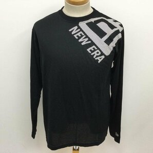 ニューエラ LS TECH TEE DOT FLAG テック 長袖Tシャツ ドット柄フラッグプリント 吸汗・速乾 タグ付き カットソー カットソー Mの画像1