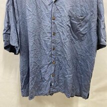 トミーバハマ TOMMY BAHAMA / アロハシャツ / 半袖オープンカラーシャツ / 総柄 / SILK / シルク / XL XL 水色 / ライトブルー 総柄_画像3